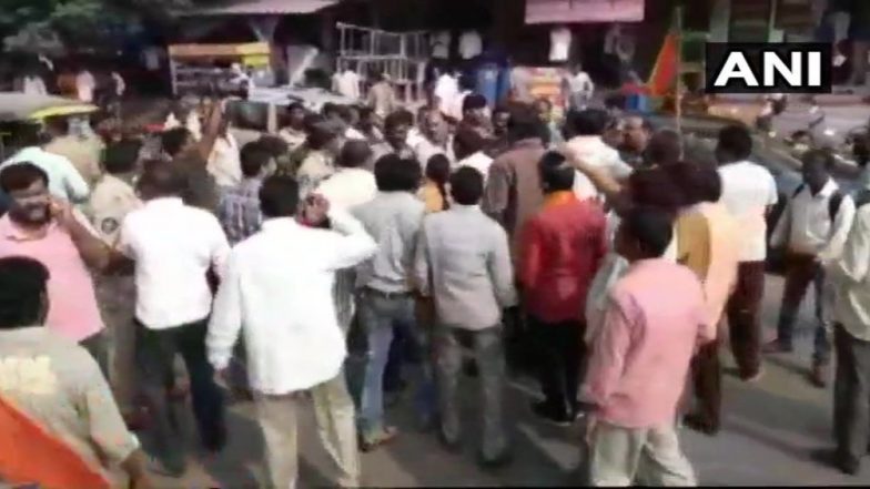 Andhra Pradesh: Clashes between TDP and BJP workers in Guntur, After Saffron Cadres Halt Chandrababu Naidu’s Convoy