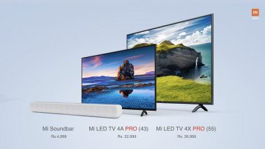 Xiaomi Launches Two New Smart TVs, Mi soundbar in India; Check Prices