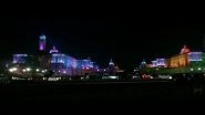 Republic Day 2019 Celebrations: Rashtrapati  Bhavan Illuminates in Tricolour; View Pics