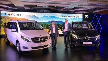 2019 Mercedes-Benz V-Class MPV Launched in India; Prices Start From Rs 68.40 Lakh