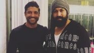 Did Farhan Akhtar and Yash Hint About KGF Chapter 2 Going on Floors? Check Out the Happy Picture of Actor-Producer Duo to Decide Yourself