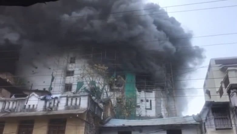 Nagpur: Massive Fire Erupts at Sancheti Hospital Building, Seven Injured Nagpur: Massive Fire Erupts at Sancheti Hospital Building, Seven Injured