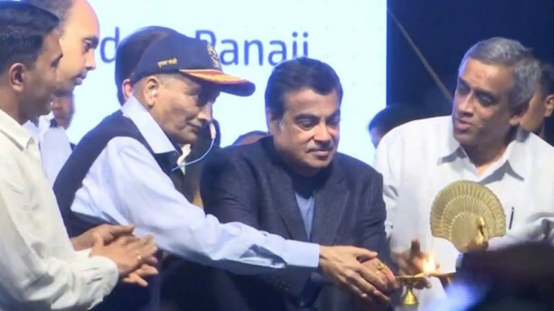 Goa CM Manohar Parrikar, Union Minister Nitin Gadkari Inaugurate 5.1-Kilometre Long 'Atal Setu' in Panaji; See Pics