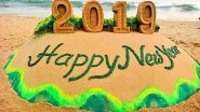 Happy New Year 2019 Sand Arts Will Fill Your Heart With Joy! See Pictures of Amazing HNY Artwork