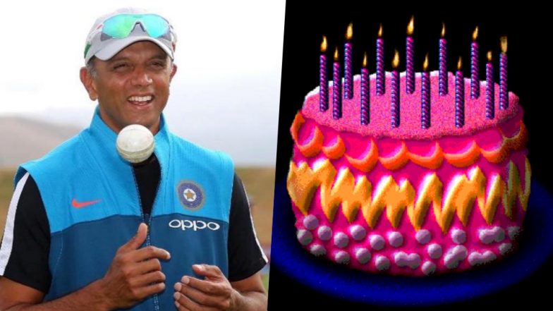 Rahul Dravid Birthday Wishes & WhatsApp Messages: Send Greetings to The Wall on His 46th Birthday With These Sweet Quotes on Facebook and Twitter!