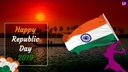 Happy Republic Day 2019 Wishes: WhatsApp & Hike Stickers, Patriotic GIF Image Messages, SMS, Facebook Greetings to Send on 26th January