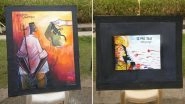 'Derogatory' Paintings of Bharat Mata, RSS, PM Modi at Chennai's Loyola College; BJP Calls Them Anti-Hindu