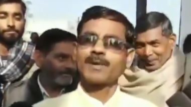 UP BJP MLA Vikram Saini From Muzaffarnagar Wants a Ministry so That He Can 'Bomb People' Who Feel Unsafe; Watch Video