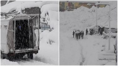 Jammu & Kashmir: Avalanche Hits Jawahar Tunnel on Jammu-Srinagar National Highway