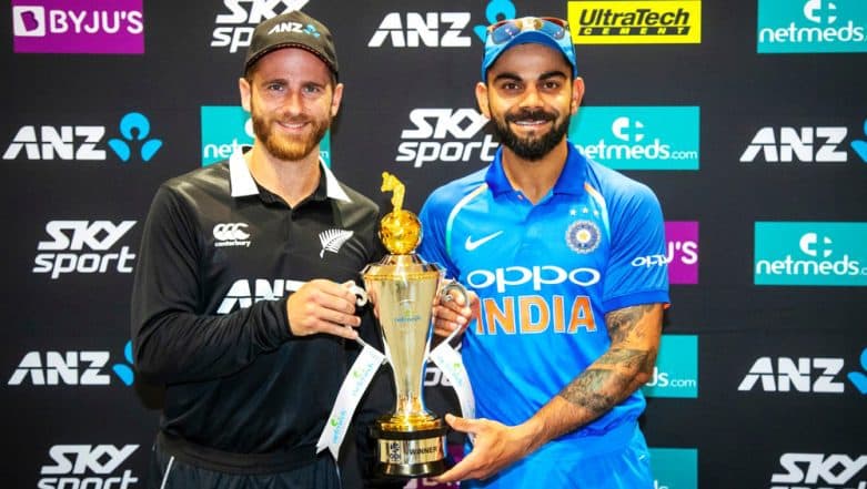Live Cricket Streaming of India vs New Zealand ODI Series 2019 on Hotstar: Check Live Cricket Score, Watch Free Telecast Details of IND vs NZ 1st ODI Match on TV & Online Live Cricket Streaming of India vs New Zealand ODI Series 2019 on Hotstar: Check Live Cricket Score, Watch Free Telecast Details of IND vs NZ 1st ODI Match on TV & Online
