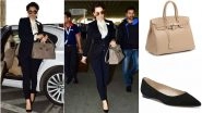 Kangana Ranaut Latest Airport Look Includes Dolce & Gabbana, Stella McCartney, Burberry & Herm&egrave;s! That&rsquo;s One &lsquo;Power & Poise&rsquo; OOTD