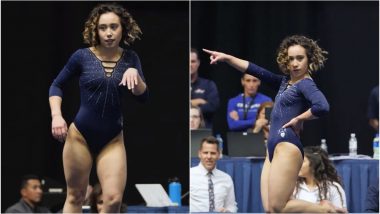 UCLA Gymnast Katelyn Ohashi's Perfect 10 Floor Routine Takes The Internet by Storm (Watch Video)