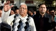 IRCTC Scam: Lalu Prasad, Rabri Devi, Tejashwi Yadav Granted Bail on Personal Bond of Rs 1 Lakh Each