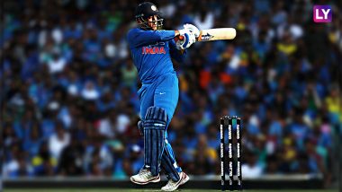 MS Dhoni Scores 10,000 ODI Runs for India During 1st ODI Against Australia: Former Captain Becomes Fifth Indian Batsman to Reach Landmark Figure