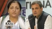 Madhu Kishwar Tweets 'Wait Till Rahul Gandhi Promises Free Sex For Adult Male', Gets Brutally Trolled on Twitter