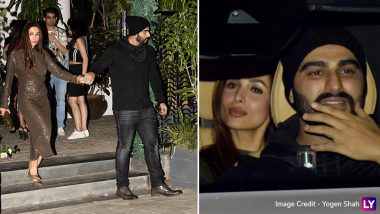 Malaika Arora Looks Smokin' HOT as She Accompanies Boyfriend Arjun Kapoor for Sanjay Kapoor's New Year Bash (View Pics)