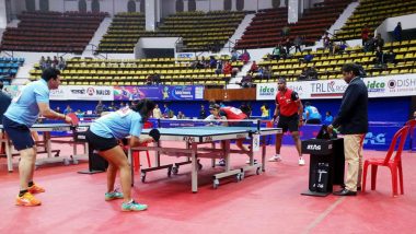 National Table Tennis Championship: Sharath Kamal -Manika Thakkar Takes on Manav Thakkar -Archana Girish Kamath in Mixed Doubles TT Final
