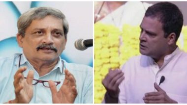 Rahul Gandhi Meets Goa CM Manohar Parrikar, Enquires About His Health and Raises Rafale Audio Tape Issue