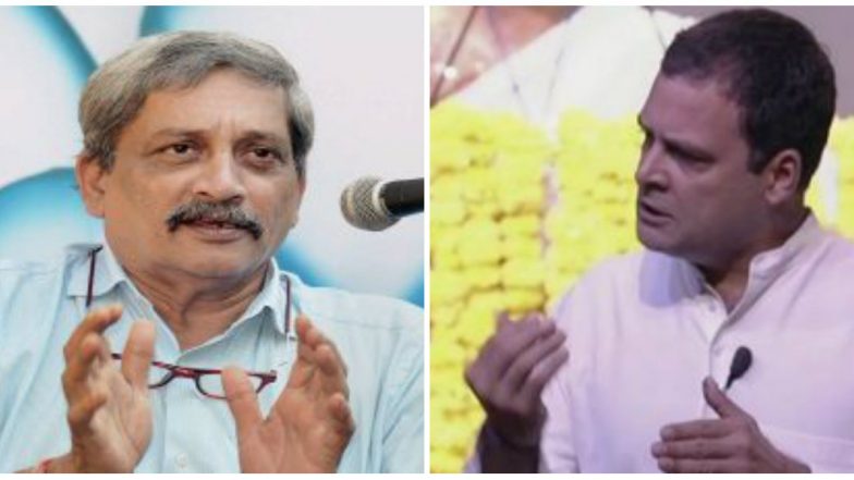 Rahul Gandhi Meets Goa CM Manohar Parrikar, Enquires About His Health and Raises Rafale Audio Tape Issue