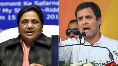 Lok Sabha Elections 2019: Mayawati Takes Swipe at Rahul Gandhi’s ‘Minimum Income Guarantee’ Promise, Questions If It's Another ‘Jumla’