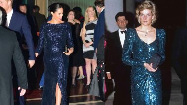 Meghan Markle Apes Princess Diana's Look For Her Cirque Du Soleil Appearance And Floors Us With Her Panache!