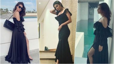 Mouni Roy is a Beauty in Black as She Welcomes New Year 2019 with Her Friends in Dubai, See Sexy Pictures