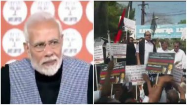 PM Narendra Modi in Tamil Nadu: MDMK Stages Protest in Madurai Against His Visit