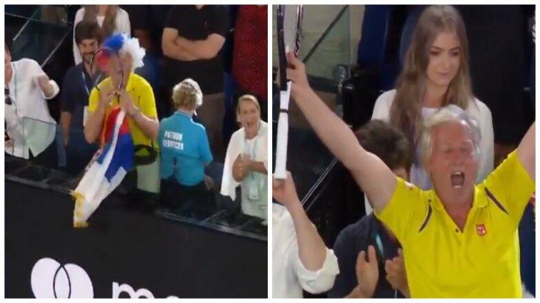 Novak Djokovic Gives Away Racket to a Fan After Beating Rafael Nadal to Win Australian Open 2019, Watch Video Novak Djokovic Gives Away Racket to a Fan After Beating Rafael Nadal to Win Australian Open 2019, Watch Video