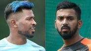 BCCI Suspends Hardik Pandya and KL Rahul Ahead of Ind vs Aus ODI Series, Troubled Duo Likely to Return Home