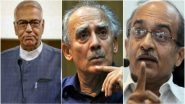 Rafale Deal: Yashwant Sinha, Arun Shourie and Prashant Bhushan Move Supreme Court for Review of Rafale Judgment