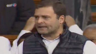 Rahul Gandhi Poses Questions on Rafale Deal to PM Narendra Modi in Lok Sabha, Speaker Turns Down Permission to Play Goa Minister Audio Clip