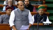 Rajnath Singh Condemns Rape and Murder of Veterinary Doctor, Says Government Ready for More Stringent Law