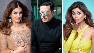 Umang 2019: Akshay Kumar's Ex Girlfriends Raveena Tandon and Shilpa Shetty Bumped Into Each Other and Here's What Happened Next! (View Pic)