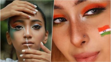 Republic Day 2019 Tri-Colour Makeup Ideas: From Saffron Hued Lips to Blue Smokey Eye, Try These Unconventional Looks to Flaunt Your Nationalism (Watch Videos)