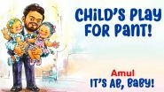 Amul's Latest Ad Shows Rishabh Pant As Tim Paine's Babysitter: Watch Hilarious Pic!