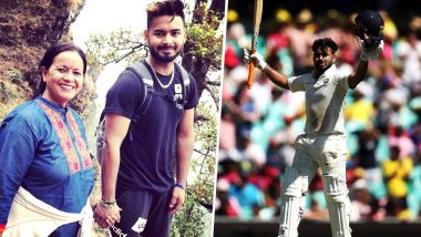 Rishabh Pant Wishes, ‘Love You Mom’, Celebrating Her Birthday on Twitter After Scoring a Record Century in 2019 Sydney Test