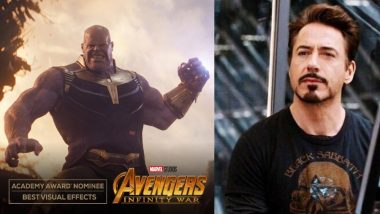 Robert Downey Jr Is Proud To Be An Avenger As Avengers: Infinity War Gets An Oscar Nod - Read Tweet