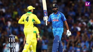 Rohit Sharma Becomes First Indian Batsman To Score 5 ODI Centuries in Australia, Achieves Feat During IND vs AUS 1st ODI 2019