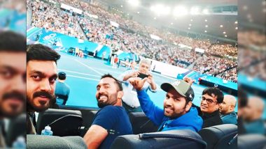 Rohit Sharma Pumped Up at Australian Open 2019! Indian Vice-Captain Shares a Selfie on Instagram With Dinesh Karthik & Vijay Shankar: View Latest Pic