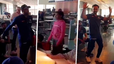 Kedar Jadhav Impresses, Rohit Sharma Tries Doing Floss Dance at Sydney Airport Ahead of IND vs AUS 2nd ODI: Watch Video