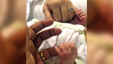 Rohit Sharma Shares First Picture of Daughter Along With Wife Ritika Sajdeh and It Is Adorable!