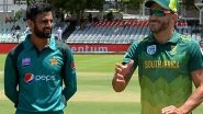 Live Cricket Streaming of Pakistan vs South Africa ODI Series on SonyLIV, PTV & Ten Sports: Check Live Cricket Score, Watch Free Telecast of PAK vs SA 5th ODI 2019 on TV & Online