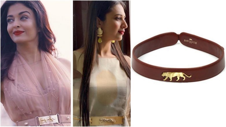 Add quirk to your ensemble adding a simple Sabyasachi belt