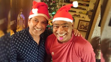 Sachin Tendulkar Wishes Vinod Kambli on 47th Birthday: See Cute Pic Shared by Master Blaster on Twitter!