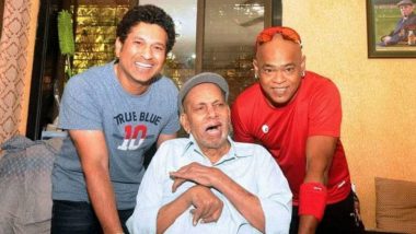 Sachin Tendulkar's Coach Ramakant Achrekar Dies at 87: Recalling Famous Incidents From the Master Blaster and His Coach's Journey