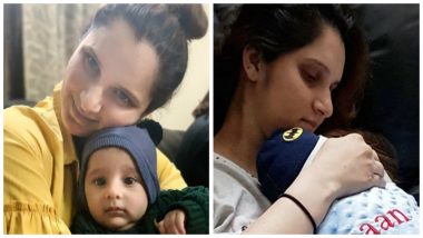 Sania Mirza Shares Pic With Son Izhaan, Says 'He Loves the Camera and TV' After Watching Shoaib Malik Led Pakistan Win Against South Africa in 4th ODI at Wanderers