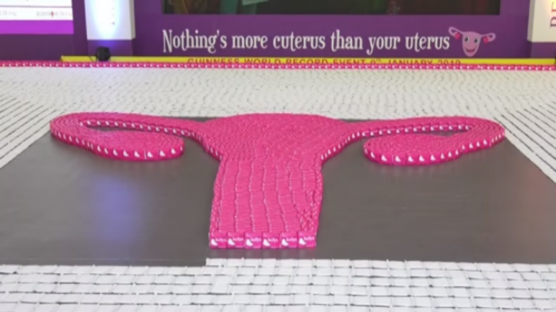 Guinness World Record of Longest Line of Sanitary Napkins Created in Bengaluru to Promote Menstrual Hygiene, Watch Video