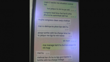 In Viral WhatsApp Chat, Madhya Pradesh Collector Asks His Deputy to Ensure BJP's Win to Get SDM Post