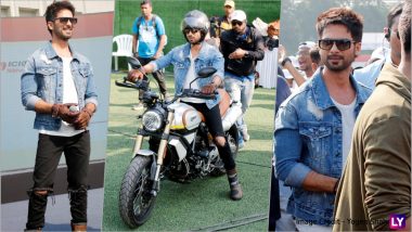 Shahid Kapoor Witnesses a Guinness World Record to Raise Awareness on Road Safety Measures (See HD Pics)