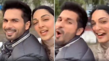 Shahid Kapoor and Kiara Advani Take Selfie Video While Driving Helmet-Less; Fans Ask Delhi Police to Fine Them for Breaking Traffic Rules!